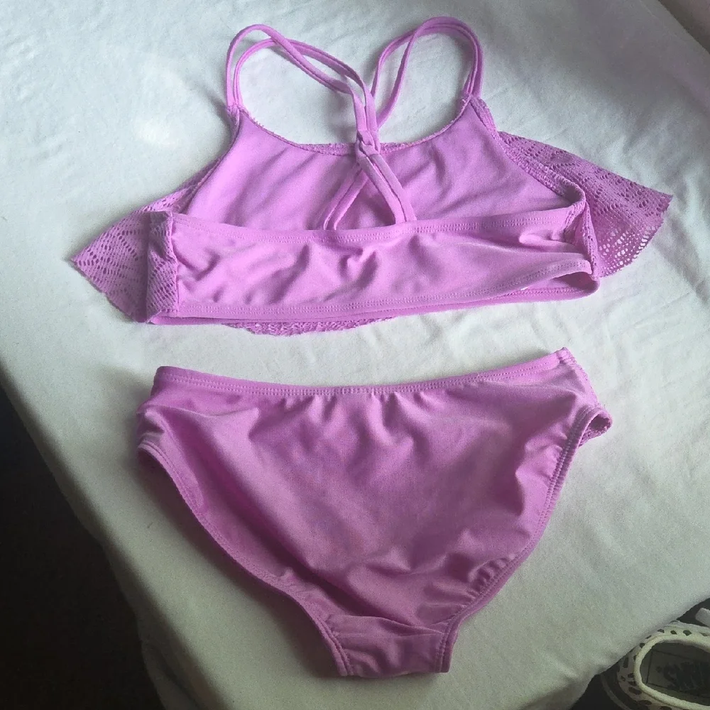 Cat & Jack Lavender Bikini Set - Picture 3 of 4